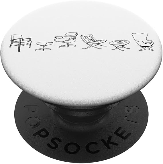 Design Legacy Icons Midcentury Modern Chairs Eames Knoll PopSockets Standard PopGrip