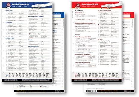 Cirrus SR22 Perspective Qref Checklist Card