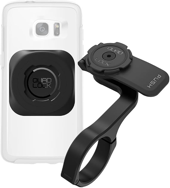 Quad Lock Out Front Handlebar Bike Phone Mount Pro (V2) with Universal MAG Adapter