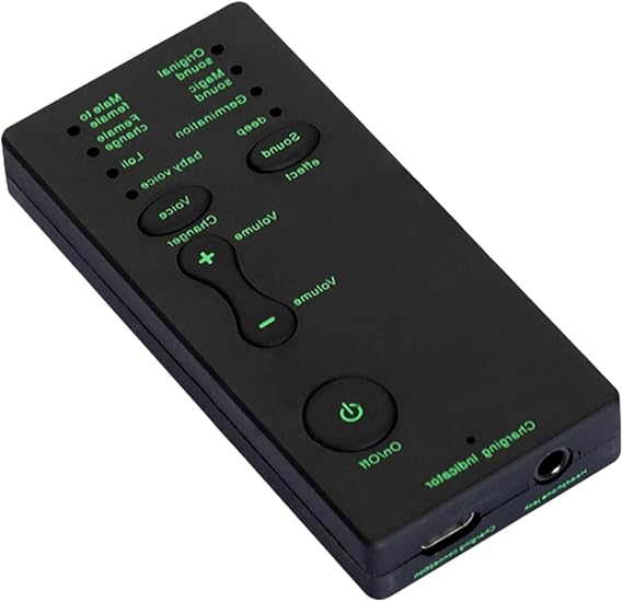 Smartphone Voice With 10 Tone Effects: Portable Modifier For Calls Customizable & Volumes Portable Voice Changer