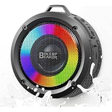 Bluetooth Shower Speaker with Light, Enhanced bass, Upgraded Portable Shower Speakers, Dual bass Driver, 12H Playtime