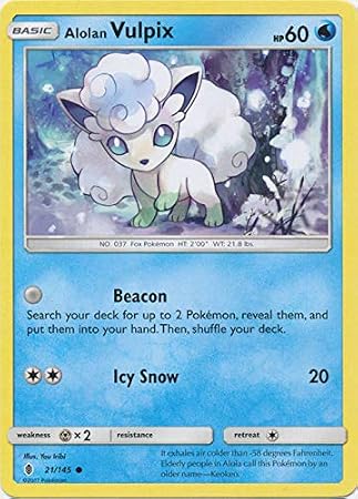 Pokemon - Alolan Vulpix - 21/145 - Common