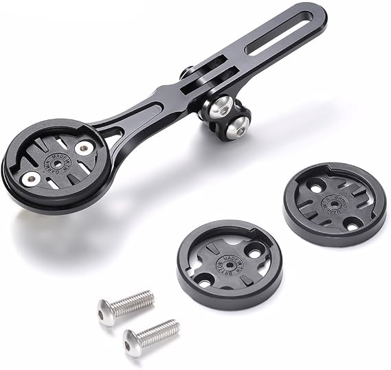 Out Front Bike Stem Handlebar Combo Mount for Garmin Edge Wahoo Elemnt Bryton Rider Stages Dash Hammerhead Campatible with Vision Metron 5D ACR EVO Integrated Handlebar