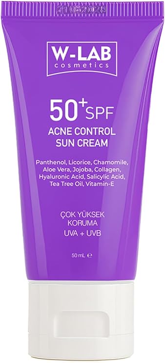 W-Lab Kozmetik Akne Kontrol Güneş Kremi 50 Ml