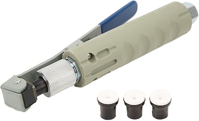 Professional Sand Blasting Gun Kit with 3 Ceramic Tips, Nozzle Head for Abrasive Grime Removal