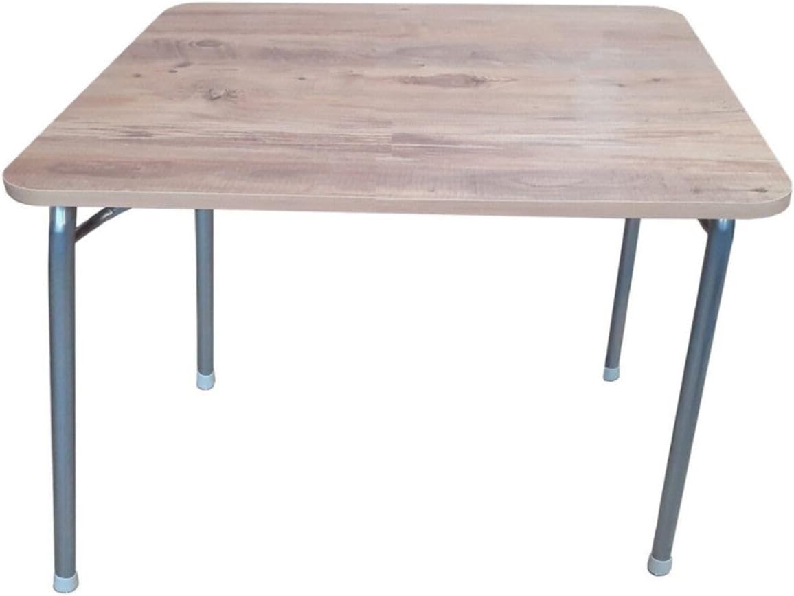 Depolife Practical Folding Foot Kitchen Dining Table Balcony Study Picnic Table 60X80Cm Walnut