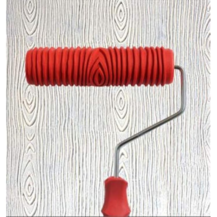 Greek Art 7 DIY Patterned Paint Roller Decorative Rubber Roller Decorative Art Roller Texture Roller with Plastic Handle - More Than 300 Patterns Pattern AC0