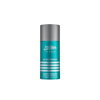 Jean Paul Gaultier Le Male Deodorant Spray - Long Lasting Cologne Scented Protection for Men with Fresh Mint, Lavender & Vanilla - Mens Deodorant Spray, 5.1 oz