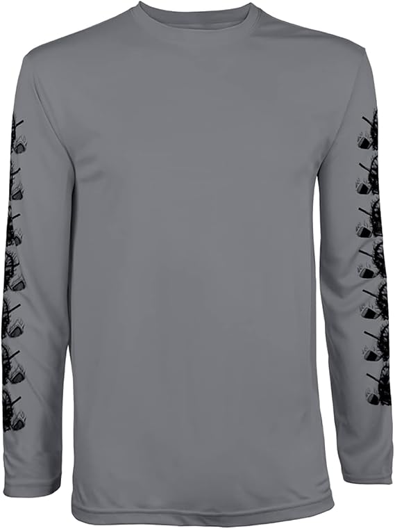 Tattoo Golf Dark Grey Golf Undershirt Long Sleeve in Small
