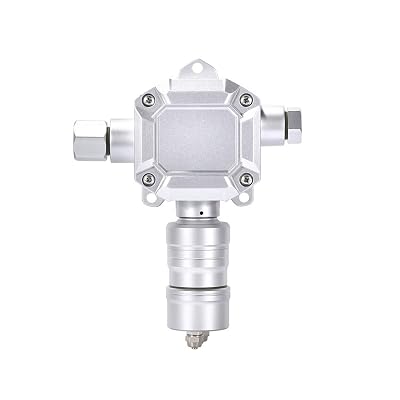 Fixed Hydrogen Detector Explosion-Proof Combustible Gas Detection Alarm Hydrogen Purity Analyzer 0-100% LEL,Silver - Multigas Detector