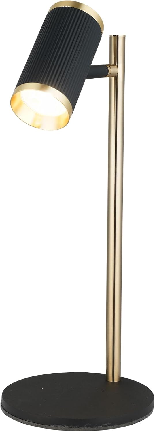 Lucea Vitale Black-Ancient Lacquer Table Lamp 1xgu10