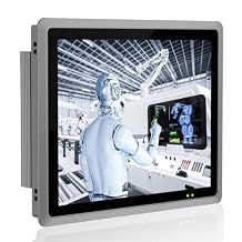12.1 inches Industrial Embedded Panel PC,10 Point Capacitive Industrial Touch Screen Panel Computer,IP65 All-in-One Computer,Windows OS,for Home,Factory,Kiosk (i5-7200U,8GB RAM 256GB SSD)