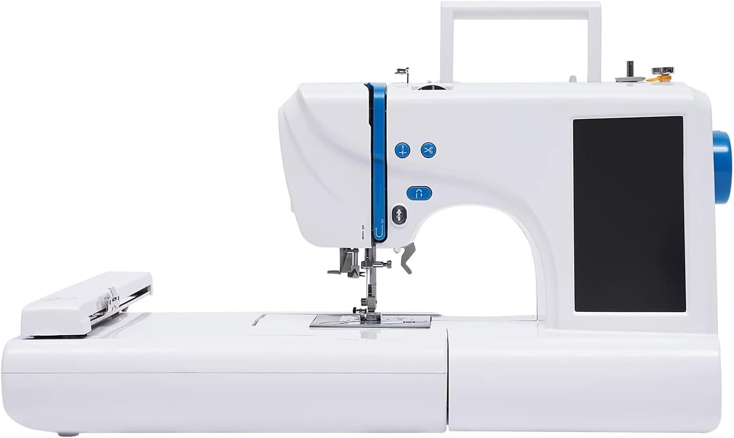 Embroidery Sewing Machine Computerized, Computer Sewing Machine and Embroidery Sewing Machine with 4 x 9 Embroidery Area and Large LCD Touch Screen, Built-in 75 Different Designs, Perfect for