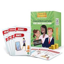 Financial Literacy Flashcards for Kids & Teens | 108 Money & Finance Terms with Images, Definitions & Discussion Prompts | 3 Skill Levels (BeginnerAdvanced) | Deluxe Set with Digital Activity Book