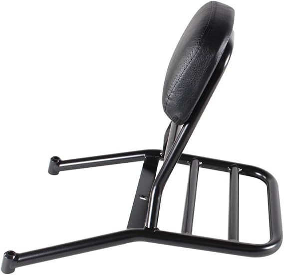 Prima Rear Rack (Backrest, Black); Genuine Buddy