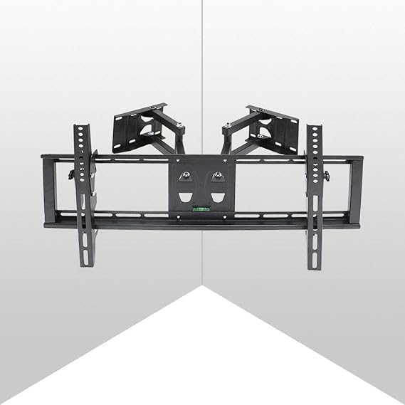 unho Corner TV Bracket Tilt and Swivel TV Wall Bracket Articulating Arm Full Motion TV Mount for 32-65 inch LCD LED Plasma Flat Screens Weight Load up to 110lbs Max VESA 600x400mm