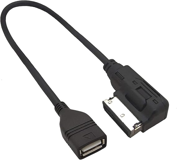 Car Music Interface MDI MMI MP3 USB Flash Drive AUX Adapter Cable Cord Compatible for Mercedes Benz CLS E SL CLA S Class