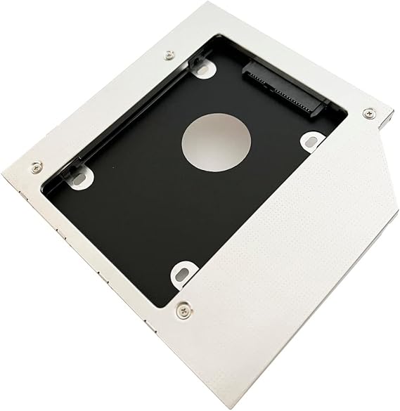 Universal 9.5mm SATA 2nd HD SSD Hard Drive Optical Bay Caddy Frame Tray for Dell Inspiron 15R 5521 5537 Swap GU90N SU-208CB