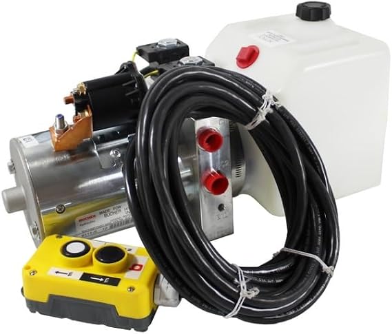 Bucher Double-Acting Hydraulic Pump Assembly Power Up/Power Down with 1.5 Gallon Reservoir