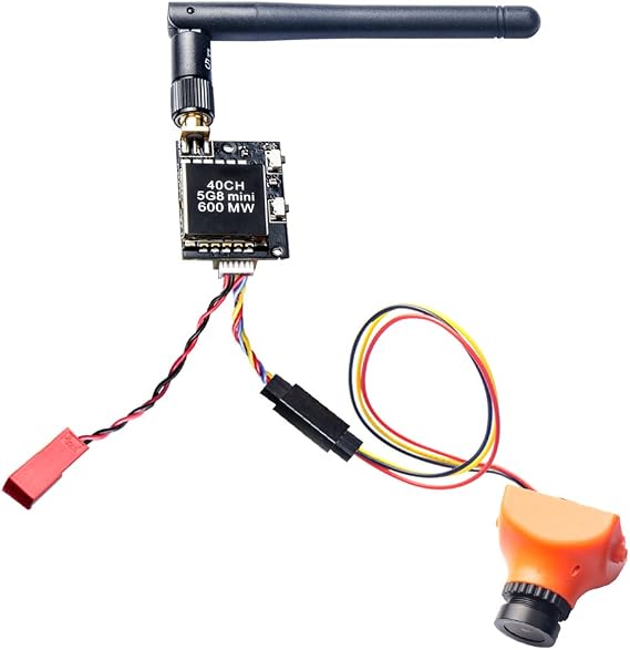 AKK KC02 600mW FPV Transmitter with 600TVL 2.8MM 120 Degree High Picture Quality Sony CCD Camera for FPV Multicopter