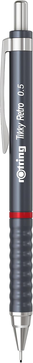Rotring Tikky Retro Versatil Metallic Gray 0.5 Mm