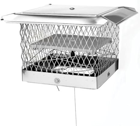 8''x13'' Lock-Top II Chimney Cap/Damper 34'' Mesh