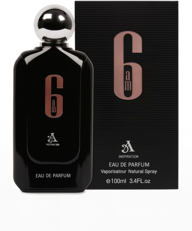 6 AM Perfume for Men, Long Lasting Mens Perfume Inspired by A.fnan 9.PM, Aftershave Men with Apple, Cinnamon, Lavender & Bergamot Scent, Eau de Parfum for Men 100ml