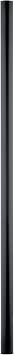 Kichler Outdoor Accessory Post in Black, Heavy-Duty Accessory for Post Lanterns and Landscape Fixtures, 9506BK, (3" W x 84" H)