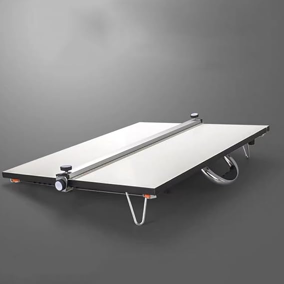 McbeAn A2 Drawing Board, A2 Architecture Drafting Table with Parallel Ruler, 60x45cm Drafting Tool