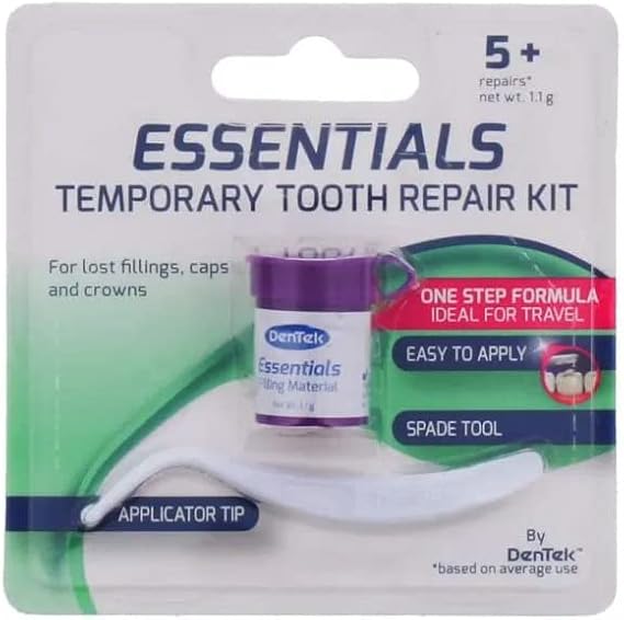 DenTek Dentek Essentials Filling Material, White, 1 Count (Pack of 1)