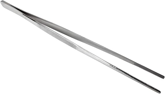 HTS 171T0 10" Stainless Steel Hobby Tweezers