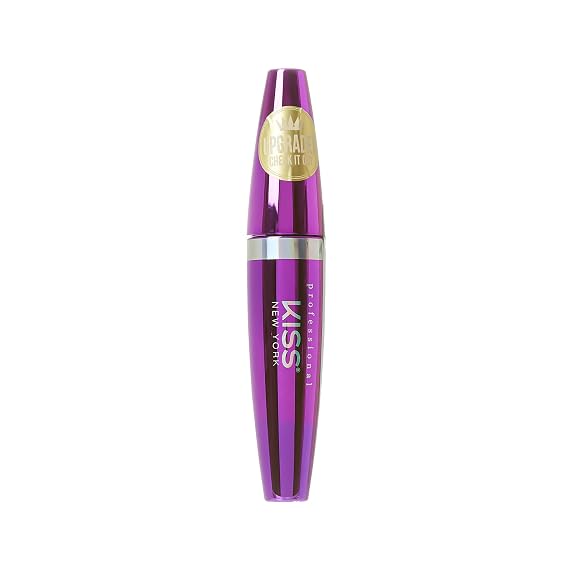 Kiss New York Volume N Define Mascara, No Flaking, No Smudging, No Clumping, Water-Resistant Long Wearing Mascara (Very Black)