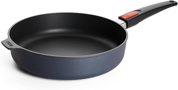 Woll Diamond 1728DPI Lite Cast High randpfanne Induction Diameter 28 CM Height 7 CM with Removable Handle
