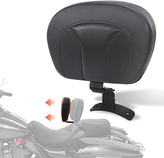 FOVPLUE Rider Backrest fits for Harley Touring CVO Road Glide Road King