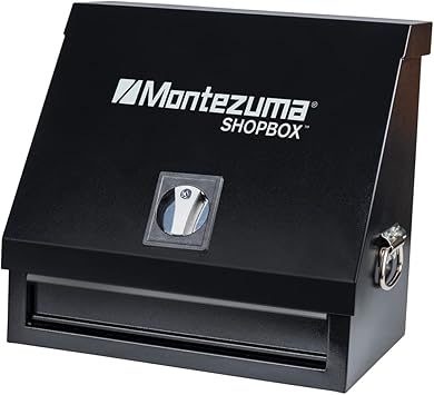 Montezuma Steel 18" x 12" Triangle Shopbox, Black