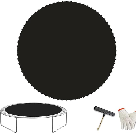 Replacement Trampoline Mat,Heavy-Duty, UV-Resistant & Durable Bounce Pad for 12/14/15ft Round Trampolines - Perfect for Safe & Fun Jumping