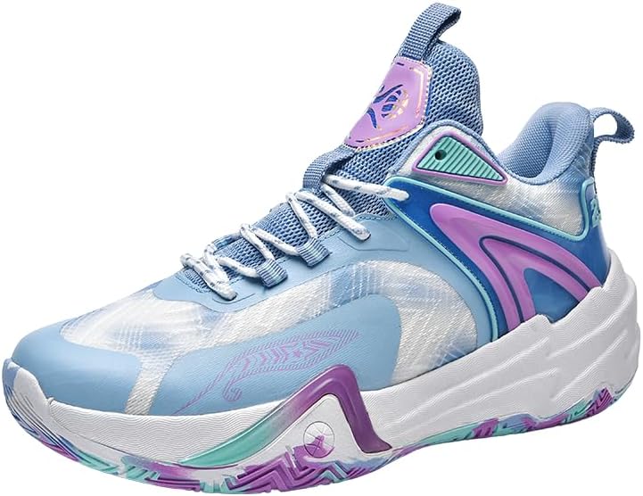 Basketball Shoes for Women Fashion High Top Athletic Sneakers Lightweight Volleyball Shoes Walking Running Outdoor Sport Shoes