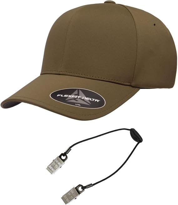 Flexfit 180 Delta Stretch Fitted Cap Bundle w/Cap Catcher