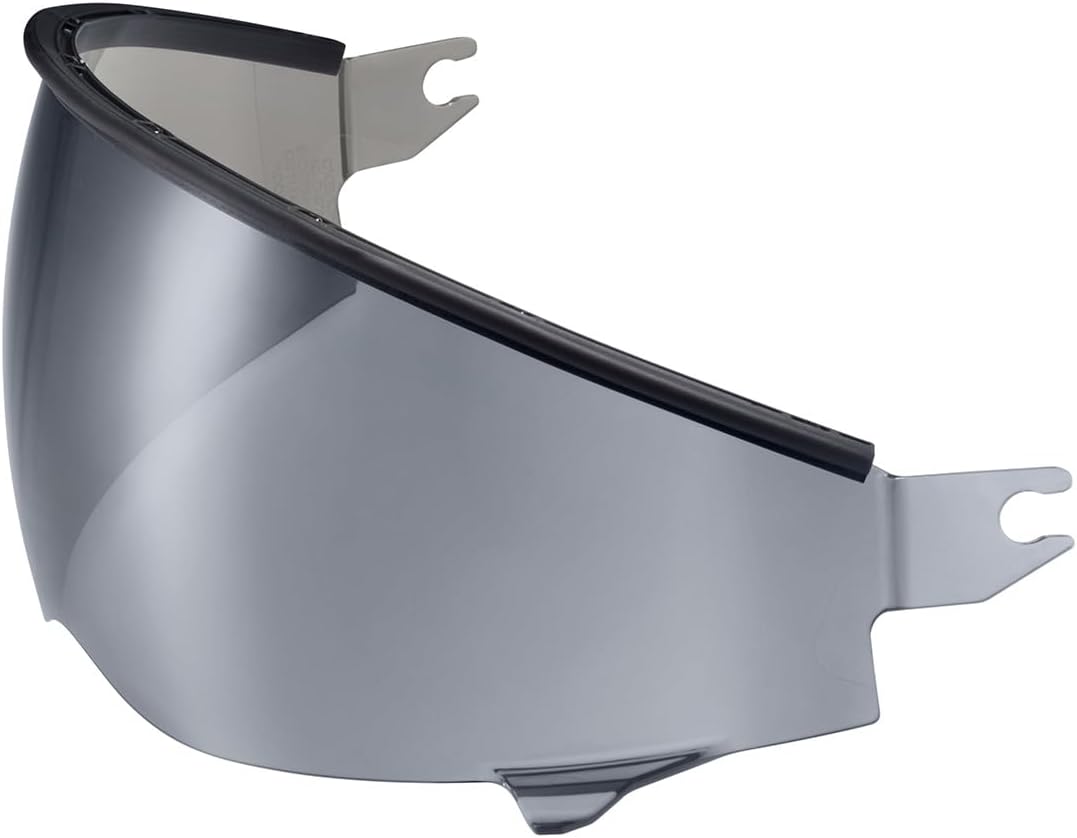 ScorpionEXO Covert 2 Everclear Replacement Optional Drop down SunVisor Anti-Fog Anti-Scratch for Covert 2 Helmets Silver Mirrored