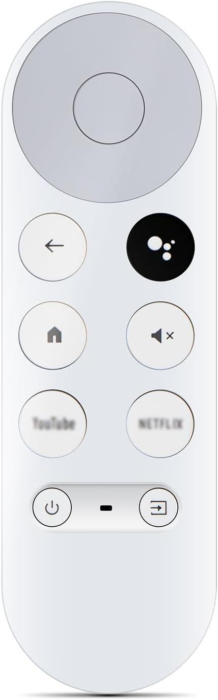 Voice Remote Control for Google Chromecast 4K - Replacement for G9N9N, GA01409-US, GA01919-US, GA01920-US, GA01923-US, GA02463-US, GA02464-US