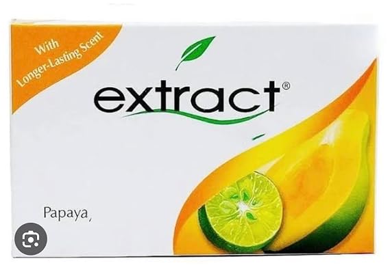 Extractts Bar Soap| Natural Soap| Papaya Bar