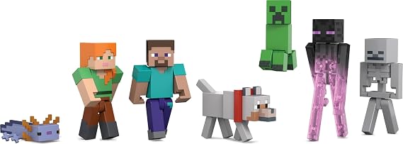 Mattel Minecraft World Builder Figure Set, JFG66