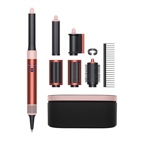 Dyson Special Edition Airwrap Complete Long Multi-Styler in Strawberry Bronze and Blush Pink with Detangling Comb