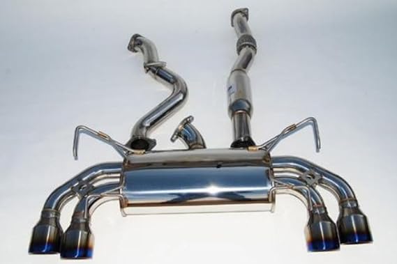 Invidia (HS06HC4G3S) Q300 70mm Cat-Back Exhaust System with Stainless Steel Rolled Tip for Honda Civic Si Sedan