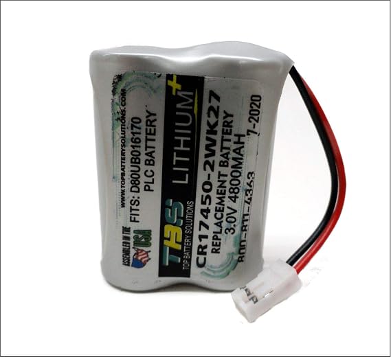CR17450-2WK27 / D80UB016170/Okuma E5503-702-003 3V Replacement PLC Battery