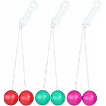 Lato Lato Toy Clack Ball - Pack of 3 Novelty Clackers Balls on A String Sensory Toy for Kids