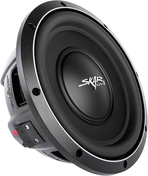 Skar Audio VS-10 D2 10" 1000W Max Power Dual 2 Ohm Shallow Mount Car Subwoofer