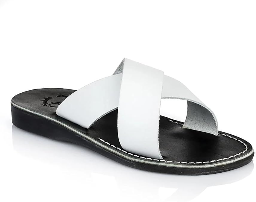 Elan - Leather Slide On Sandal - Men Sandals