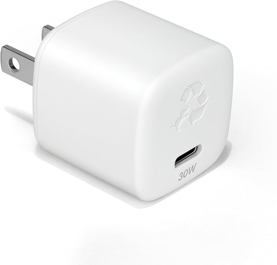 Nimble Wally SubNano USB-C Charger Block, 30W Fast Charging Power Adapter