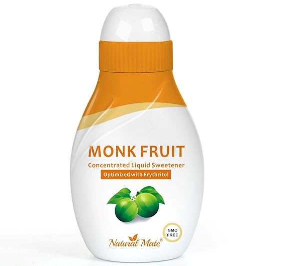 Monk Fruit Liquid Sweetener Made with 100% Monk Fruit Extract and Optimized with Erythritol - 0.9 FL OZ (26.5 mL) -1 Pack)